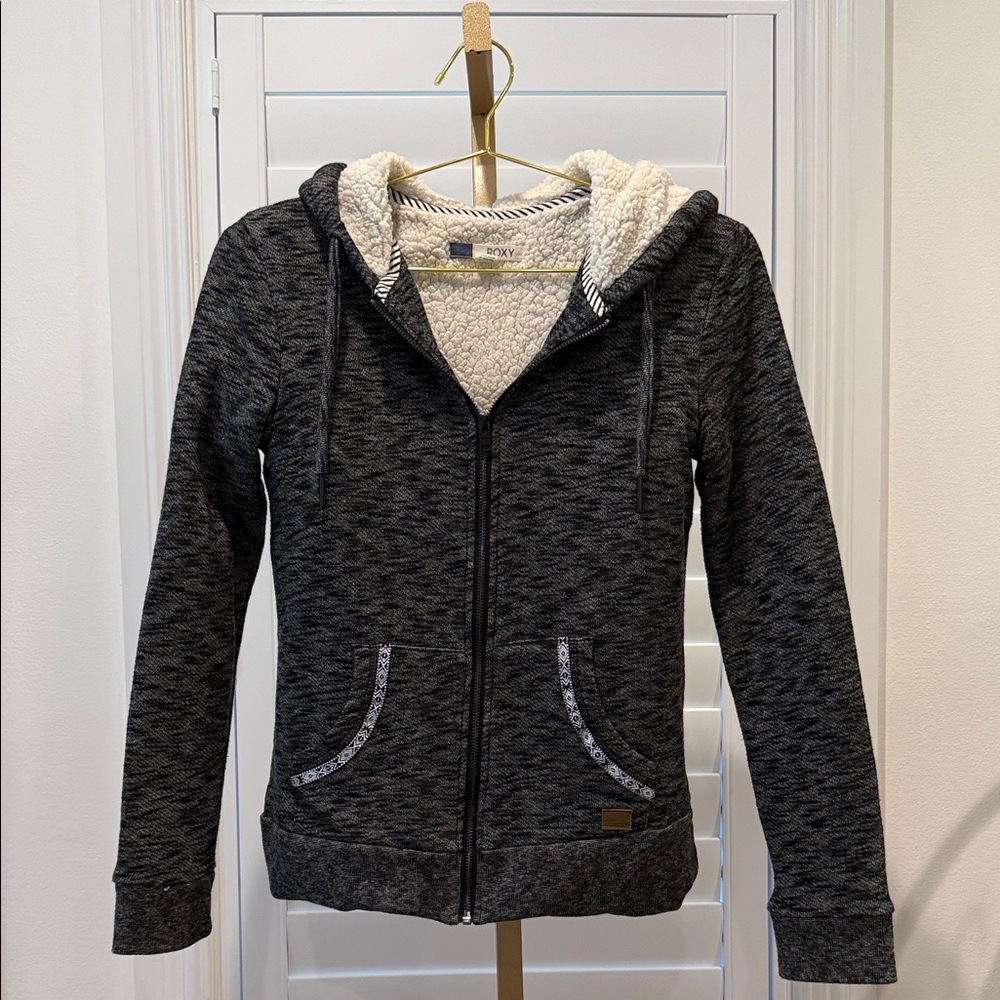 Roxy Cream Sherpa Jacket